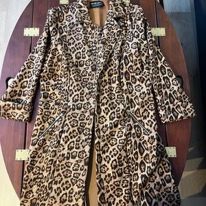 Leopard Print Women's Coat